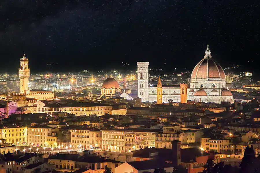 Firenze Vista Notturna