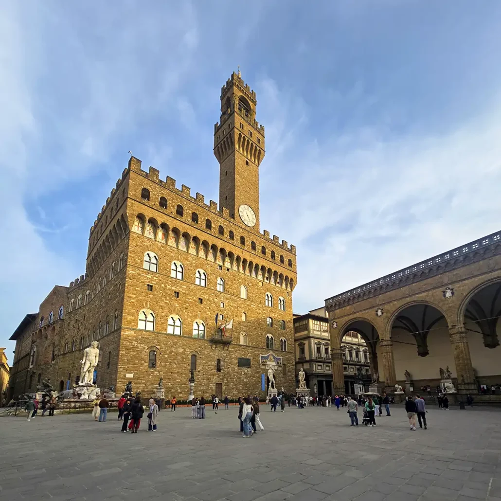 Piazza della Signoria Florence - Private Walking Tour with Licensed Guide florence private and small groups tours - Piazza Signoria Florence Palazzo Vecchio 1030x1030 - Florence Private and Small Groups Tours
