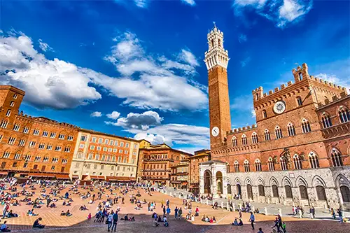 Siena florence private and small groups tours - Siena Piazza del Campo - Florence Private and Small Groups Tours