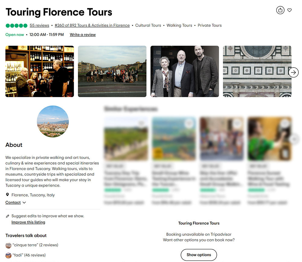 - Touring Florence Tripadvisor - Reviews